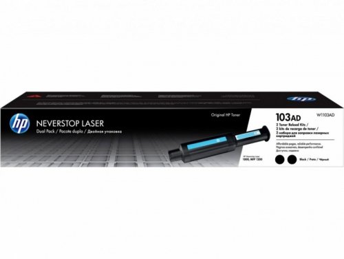 HP Inc. Toner 103AD Neverstop Reload Kit 2-pak W1103AD