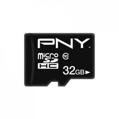 PNY Karta pamięci MicroSDHC 32GB P-SDU32G10PPL-GE