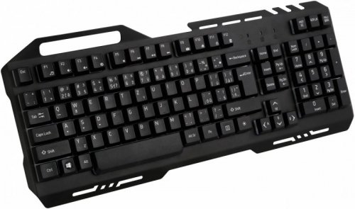 YENKEE Klawiatura YKB 3200 SHADOW metalowa, podświetlenie LED