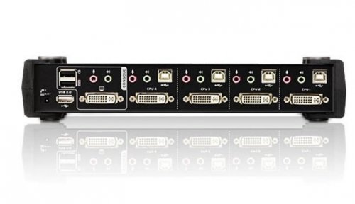 ATEN Przełącznik 4-Port USB DVI Dual lin k/Audio KVMP CS1784A
