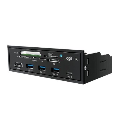 LogiLink Multifunkcyjny panel 5,25&#039; z czyt. kart