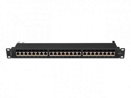Lanberg Patchpanel 24 port 1U KAT7 EK. PPS7-1024-B Czarny