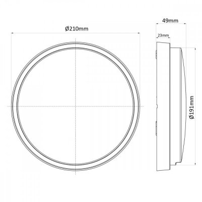 Maclean Lampa LED Ścienno-sufitowa 15W MCE342 GR