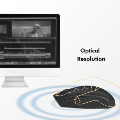 LogiLink Ergonomiczna mysz bezprzewodowa, 2.4GHz,1200dpi