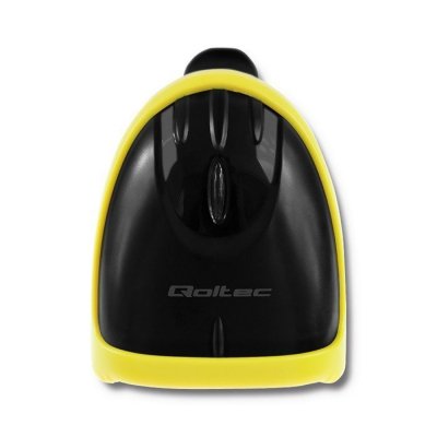 Qoltec Laserowy czytnik kodów 1D | 2D | USB |Czarny