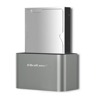 Qoltec Stacja dokująca dysków HDD/SSD | 2.5 cali/3.5 cali SATA | USB 3.0