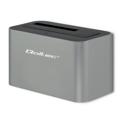 Qoltec Stacja dokująca dysków HDD/SSD | 2.5 cali/3.5 cali SATA | USB 3.0