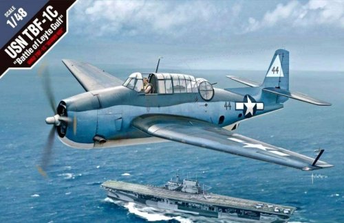 Academy Model do sklejania USN TBF-1C Battl e of Leyte Gulf 1/48