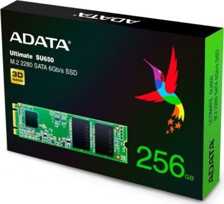 Adata Dysk SSD Ultimate SU650 256G M.2 TLC 3D 2280 SATA