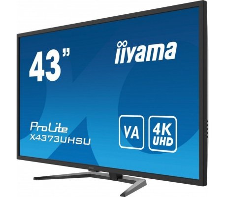 Monitor Digital Signage Iiyama 43 cale X4373UHSU-B1 4K, VA, 2xHDMI, DP, mDP, 3ms, 2x7W, USBx4