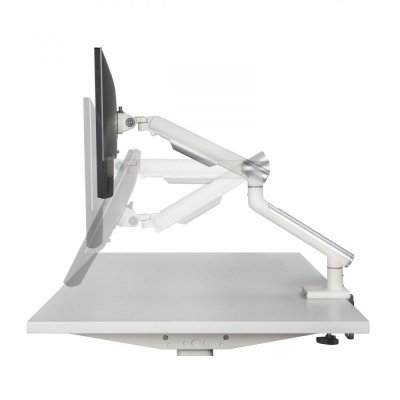  uchwyt mocowanie B-Tech Btech ART Uchwyt biurkowy gazowy do 1 monitora LED/LCD 17-32 cale L-19GD 2-9kg 2xUSB 3.0 Premium Aluminiowy