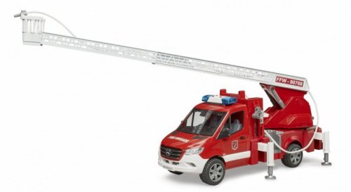 BRUDER Wóz strażacki Mercedes Benz Sprinter z drabiną i światłami
