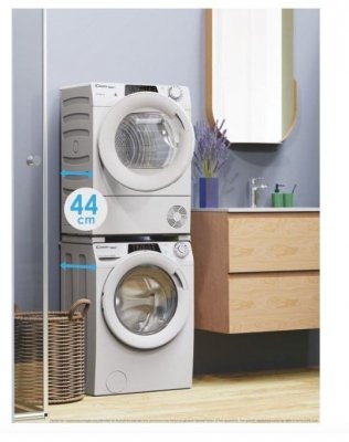 Candy Suszarka slim heat pump RO4H7A1TCEXS