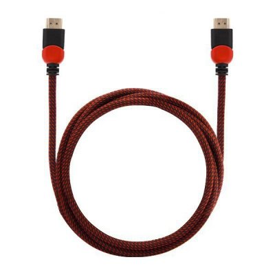 Savio Kabel HDMI 2.0 dedykowany do PC czerwono-czarny 3 m, GCL-04