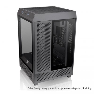 Thermaltake obudowa - The Tower 500/Black tg*3/ 120mm*2
