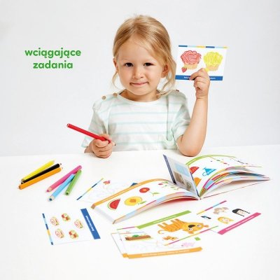 CzuCzu Książeczka Zabawy logiczne dla dzieci od 3-4 lat