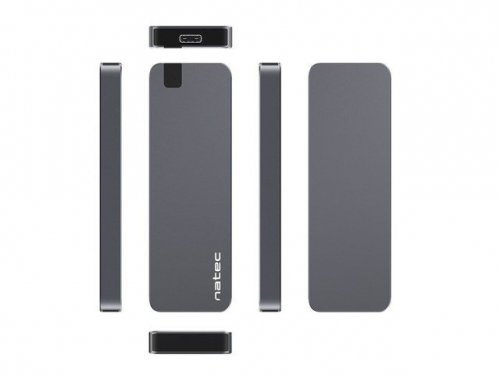 Natec Kieszeń zewnętrzna SSD Rhino M.2 NVME USB-C 3.1 Gen 2 aluminium