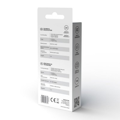 Savio Kabel USB z wyświetlaczem, 100W, CL-174