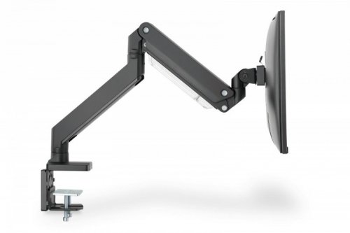 Digitus Ramię biurkowe pojedyncze z zaciskiem, 1xLCD, max. 35 cali, max. obciążenie 15kg, ze sprężyną gazową