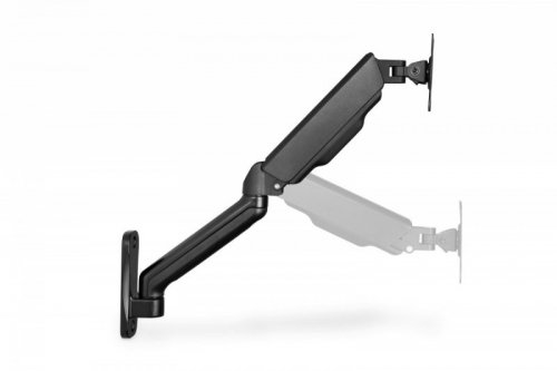 Digitus Uchwyt ścienny pojedynczy, 1xLCD, max. 32 cale, max. obciążenie 9kg, ze sprężyną gazową, obrotowy