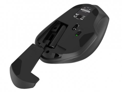 Natec Mysz bezprzewodowa Siskin 2 1600 DPI Bluetooth 5.0 + 2.4  GHz Czarna