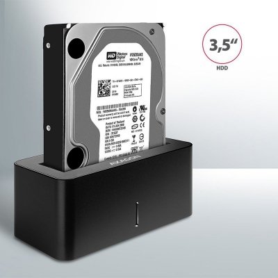 AXAGON Stacja dokująca ADSA-SN USB 3.2 Gen 1 - 1x SATA 6G HDD