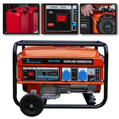 Extralink Generator prądu Petrol 3kW EGP-3000