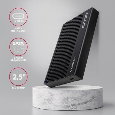 AXAGON EE25-GTR Obudowa zewnętrzna aluminiowa USB3.2 Gen 2 - SATA 6G 2.5&quot; SSD/HDD