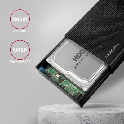 AXAGON EE35-GTR Obudowa zewnętrzna aluminiowa USB3.2 Gen1 - SATA 6G 3.5&quot;