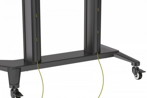 Digitus Stojak mobilny pojedynczy z półką i uchwytem na kamerę, 1xLCD max. 120 cali max. 140kg, VESA max. 1000x600