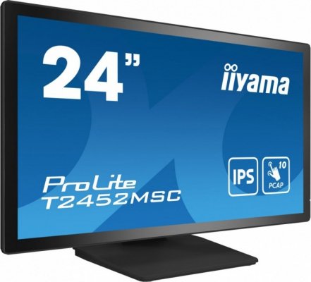 IIYAMA Monitor komputerowy  23.8 cala T2452MSC-B1 10 PKT. POJ,IPS,HDMI,DP