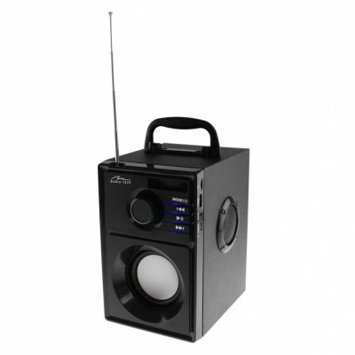 Media-Tech Głośnik bezprzewodowy Boombox MT3179 15W USB-C Srebrny