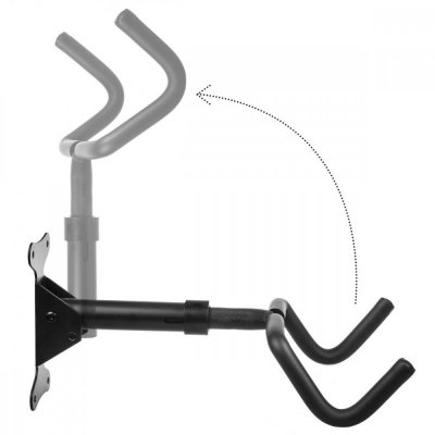 Maclean Rowerowy uchwyt ścienny poziomy stal max. obciążenie 30kg        Maclean MC-431