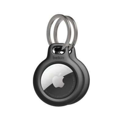 Belkin Uchwyt breloczek do kluczy Secure Holder do AirTag - 2 pak, czarny