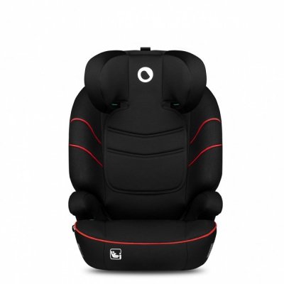 Lionelo Fotelik samochodowy Hugo I-Size Sporty Black Red 15-36 kg