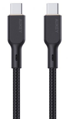 AUKEY CB-KCC102 kevlarowy kabel USB C - USB C | 1.8m | 5A | 100W PD | 20V
