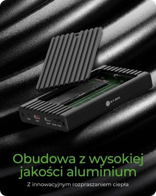 IcyBox Stacja ICY BOX IB-2817MCL-C31  z funkcją klonowania dla 2x NVMe  SSD