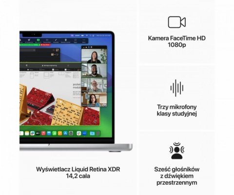 Apple MacBook Pro 14 cali SG/8C/10C GPU/8GB/512GB