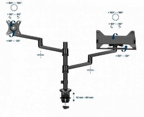 Gembird Uchwyt do monitora max 27&#039;&#039; i laptop do 17&#039;&#039;