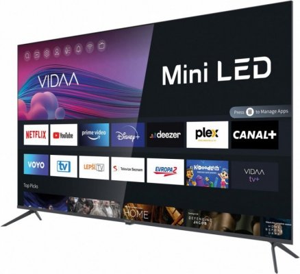Sencor Telewizor Smart 4K SLE 65MU700TCSB Mini LED SMART VIDAA Bluetooth