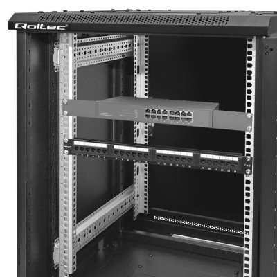 Qoltec Szafa RACK 19 cali | 15U | 600 x 600 x 855 | stalowa obudowa