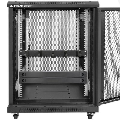 Qoltec Organizer kabli do szaf RACK 19 cali | 1U