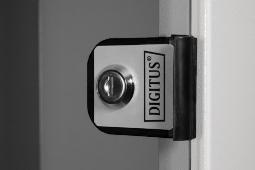 Digitus Szafa sieciowa wisząca 19 cali 12U, SOHO PRO 595 x 540 x 400 mm, nośność 60kg, drzwi szyba, niezłożona, Szara