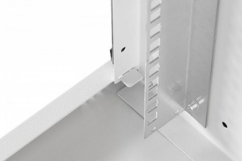 Digitus Szafa sieciowa wisząca 19 cali 12U, SOHO PRO 595 x 540 x 400 mm, nośność 60kg, drzwi szyba, niezłożona, Szara