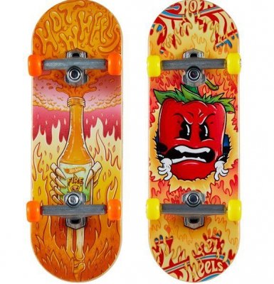 Hot Wheels Zestaw Skate Skatebox z deskorolkami, Spice
