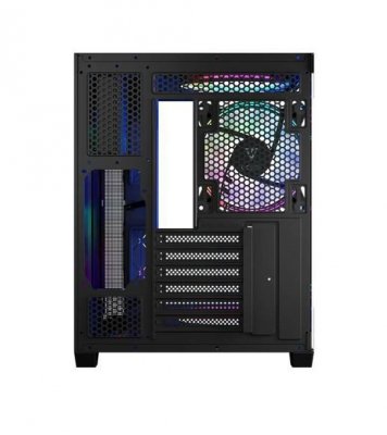 MODECOM Obudowa komputerowa Volcano Panorama APEX ARGB 3F MIDI szara