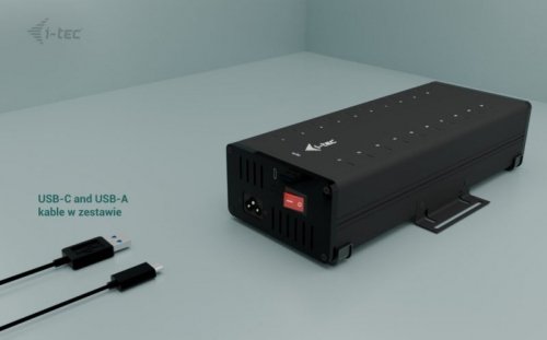 i-tec i-tec USB-C/USB-A Metal Charging + data HUB 15W per port 20x USB-C