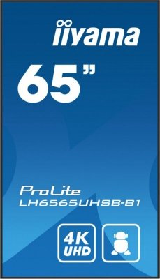 IIYAMA Digital Signage  65 cali LH6565UHSB-B1