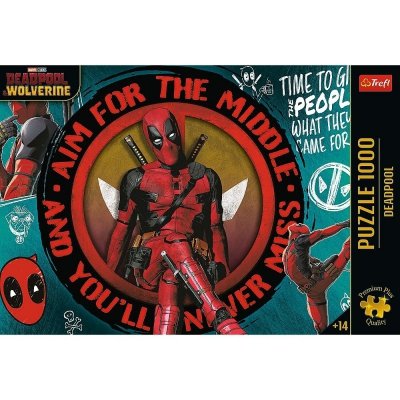 Trefl Puzzle 1000 elementów Premium Plus Deadpool Marvel
