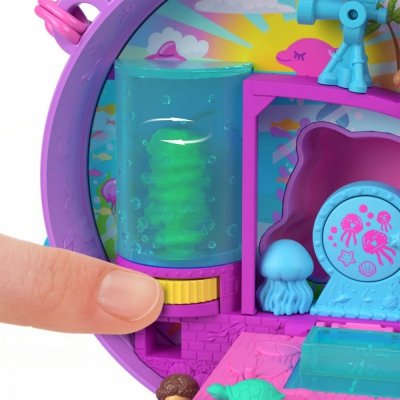 Mattel Zestaw figurek Polly Pocket Akwarium Delfina Zestaw kompaktowy